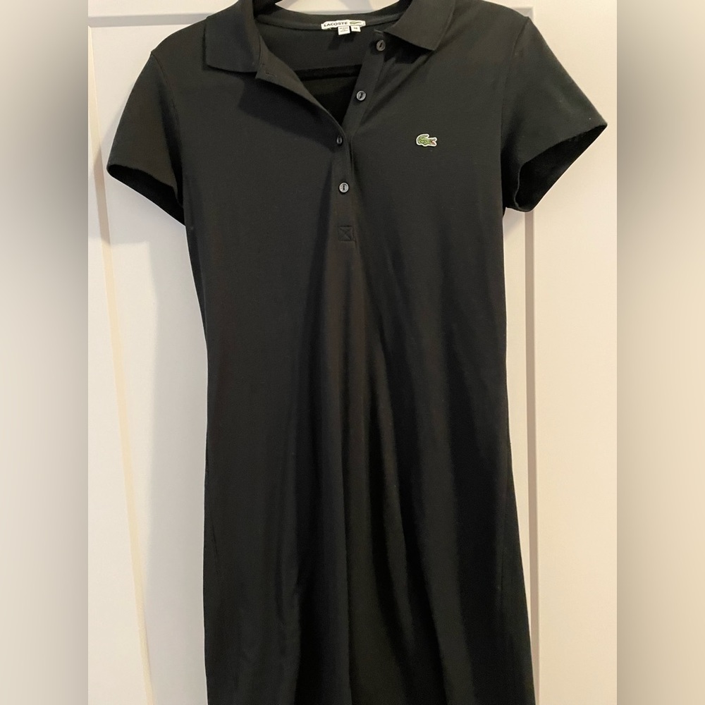 Lacoste black mini dress